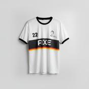 vintage Kevin Kuranyi Germany soccer jersey featuring a unique "AXE" sponsorship graphic. 7444 image