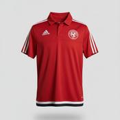 Red adidas Ajax football polo shirt SKU 7400 size M image