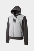 vintage grey adidas women's track jacket in L|L26 W18|SKU 6102