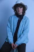 Rubynee vintage blue wool sweatshirt image