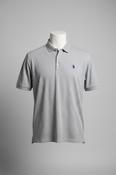 Vintage grey polo shirt in XXL image