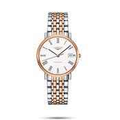 Elegant Rose Gold &amp; Steel Automatic Bracelet Watch image