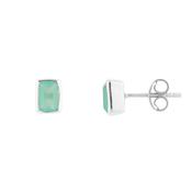 Juvi Silver and Aqua Chalcedony Earrings image