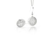 Soul Engraver Resonate - The Beat of the Bodhrán Earrings Sterling Silver image