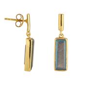 Juvi Gold Plated Manhattan Drop Earrings image