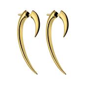 Shaun Leane Gold Hook Earrings Yellow Gold Vermeil image
