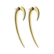 Shaun Leane Large Gold Vermeil Hook Earrings