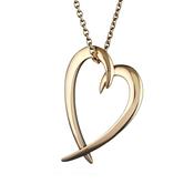 Shaun Leane Yellow Gold Vermeil Heart Pendant. image