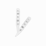 Sterling Silver Pair of Collar Stiffeners With Sheath