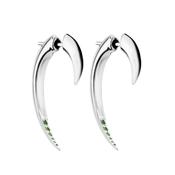 Shaun Leane for  Weirs 150 Silver Hook Tsavorite Earrings Silver image