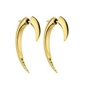Shaun Leane for Weirs 150 tsavorite Hook Earrings Yellow Gold Vermeil image