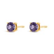 Tanzanite Stud Earrings