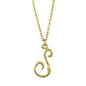 Enchanted Twig Letter S Necklace