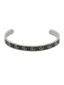 GG Marmont Aged Sterling Silver Bracelet