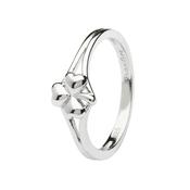 Sterling Silver Shamrock Ring Size 5.5 image