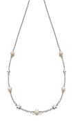 Silver Tatiana Pearl &amp; Star Necklace image