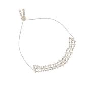 Phoenix White Gold Plated Cubic Zirconia  Bracelet