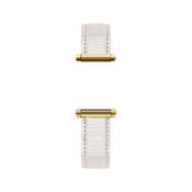 Antares Iguana Blanc White Leather Strap