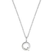 Silver Q Initial Charm