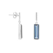 Silver Manhattan Iolite Drop Earrings image
