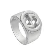 Interlocking Sterling Silver Ring image