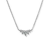 Tulisa Silver Marquise Cubic Zirconia Necklace image