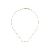 Link to Love 18k Yellow Gold Bar Necklace image