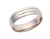 Platinum 950 gents 6mm pattern band