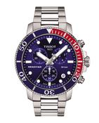Seastar 1000 45.5mm, Blue Dial, Quartz Movenment, Stainless Steel Chronograph Watch image