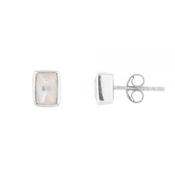 Juvi Manhattan Sterling Silver Moonstone Stud Earrings image
