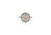 O'Dwyer Compass Mini Morganite 18ct White Gold Ring image