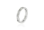 O'Dwyer Leaf Half Set 18ct White Gold Ring image