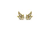 O'Dwyer Leaf 18ct Yellow Gold Stud Earrings