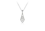 O'Dwyer Chevron 18ct White Gold Pendant image