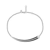 Shaun Leane Sabre Deco Silver Ceramic Chain Bracelet image