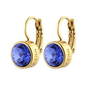 Louise Gold Plated Sapphire Colour Earrings image