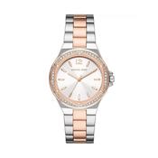 Lennox 37mm, Silver Dial, Quartz Movement, Crystal Set Stainless Steel &amp; Rose Gold PVD Watch