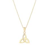 Solvar 9ct Yellow Trinity Knot Pendant                                        