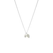 Juvi Sterling Silver Relic Moonstone Droplet Charm Necklace