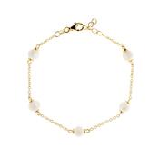 Clariana Sterling Silverl Freshwater Pearl Bracelet