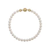 Juvi Tess Gold Vermeil Magnetic Freshwater Pearl Bracelet