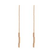 Link to Love 18k Rose Gold Drop Earrings