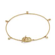 GG Running 18k Yellow Gold Diamond Bracelet image