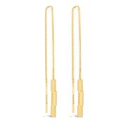 Link to Love 18k Yellow Gold Chain Drop Earrings