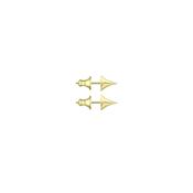 Yellow Gold Vermeil Small Rose Thorn Stud Earrings image