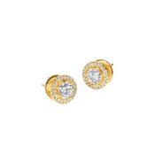 Gwen 18K Yellow Gold Vermeil Stud Earrings