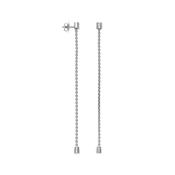 18k White Gold Pendant Earrings with Diamonds – Aria Collection image