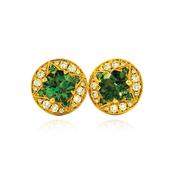 O'Dwyer Green Tourmaline Compass Earrings image