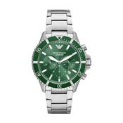Diver Chronograph 43mm Green Dial Quartz Stainless Steel Watch