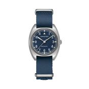 Khaki Aviation Pilot Pioneer 36mm, Blue Dial, Mechanical Movement, Stainless Steel Case, Blue Textile Strap Watch image